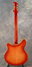 Rickenbacker 360/6 Bound Hdstk Slant Fret, Fireglo: Full Instrument - Rear