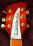 Rickenbacker 620/6 , Fireglo: Headstock