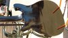 Dec 1959 Rickenbacker 450/6 Combo, Black: Body - Rear