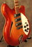 Rickenbacker 370/6 Bound Headstock, Fireglo: Close up - Free