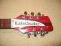 Rickenbacker 330/12 , Fireglo: Headstock
