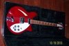 Rickenbacker 360/12 , Burgundy: Full Instrument - Front