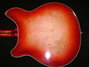 Apr 1967 Rickenbacker 366/12 , Fireglo: Body - Rear