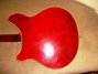 Feb 1967 Rickenbacker 3262/6 Refin, Burgundy: Body - Rear