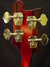 Rickenbacker 4001/4 C64, Fireglo: Headstock - Rear