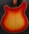 May 1965 Rickenbacker 360/6 Mod, Fireglo: Body - Rear