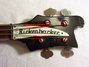Rickenbacker 4001/4 , Jetglo: Headstock