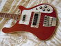 Rickenbacker 4001/4 , Burgundy: Close up - Free