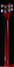 Rickenbacker 4001/4 , Burgundy: Neck - Rear
