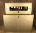 Rickenbacker B-16/amp Head and Cab, Silver: Neck - Rear
