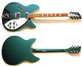 Rickenbacker 360/6 WB, Turquoise: Full Instrument - Rear