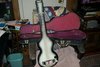Rickenbacker 59/6 LapSteel, Gray Sunburst: Neck - Front