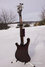 Rickenbacker 4001/4 , Eggplant: Full Instrument - Rear