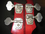 Rickenbacker 4001/4 , Burgundy: Headstock - Rear