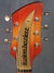 Rickenbacker 315/6 f hole, Fireglo: Headstock