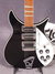 Rickenbacker 350/6 SH, Jetglo: Body - Front