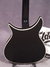 Oct 1989 Rickenbacker 350/6 SH, Jetglo: Body - Rear