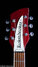 Rickenbacker 620/6 , Burgundy: Headstock