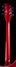 Rickenbacker 360/6 , Fireglo: Neck - Rear
