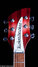 Rickenbacker 360/6 , Fireglo: Headstock