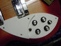 Rickenbacker 330/6 , Fireglo: Close up - Free2