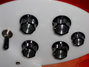 Rickenbacker 330/6 , Fireglo: Close up - Free2