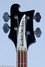 Rickenbacker 4001/4 , Jetglo: Headstock