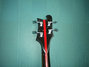 Rickenbacker 4001/4 Refin, Jetglo: Headstock - Rear