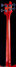 Rickenbacker 4001/4 , Fireglo: Neck - Rear