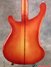 Dec 1977 Rickenbacker 4001/4 , Fireglo: Body - Rear