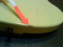 Aug 1978 Rickenbacker 4001/4 BT, White: Body - Rear