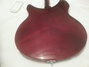 Jun 1983 Rickenbacker 330/6 , Burgundy: Body - Rear