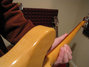 Rickenbacker 4001/4 V63, Mapleglo: Neck - Rear