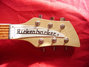 Rickenbacker 620/6 , Mapleglo: Headstock
