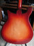 Nov 1987 Rickenbacker 610/12 , Fireglo: Body - Rear