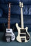 Rickenbacker 4003/4 Tuxedo, White: Full Instrument - Front