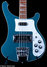 Rickenbacker 4003/4 , Turquoise: Body - Front