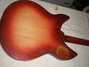 Aug 1966 Rickenbacker 335/6 , Fireglo: Body - Rear