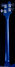 Rickenbacker 4003/4 , Midnightblue: Neck - Rear