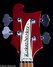 Rickenbacker 4003/4 FL, Burgundy: Headstock