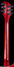 Rickenbacker 360/6 , Fireglo: Neck - Rear