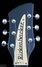 Rickenbacker 320/6 B Series, Jetglo: Headstock