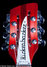 Rickenbacker 360/12 , Fireglo: Headstock