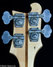 Rickenbacker 4001/4 , Mapleglo: Headstock - Rear