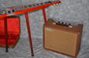Rickenbacker 100/6 LapSteel, Burgundy: Neck - Rear