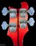 Rickenbacker 4001/4 FL, Fireglo: Headstock - Rear