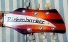 Rickenbacker 365/6 Van Ghent tuners, Fireglo: Headstock
