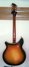 Rickenbacker 365/6 Van Ghent tuners, Fireglo: Full Instrument - Rear