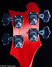 Rickenbacker 4003/4 , Fireglo: Headstock - Rear