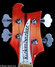 Rickenbacker 4001/4 , Fireglo: Headstock